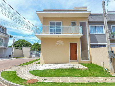 Casa em condomínio fechado com 3 quartos à venda na rua josé manoel voluz, 831, pinheirinho, curitiba, 115 m2 por r$ 530.000