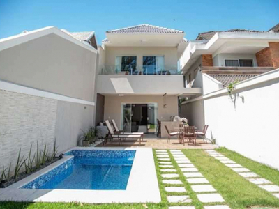 Casa em condomínio fechado com 5 quartos à venda na Avenida Rosauro Estellita, 704, Barra da Tijuca, Rio de Janeiro, 240 m2 por R$ 2.729.000