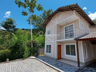 Casa em Condomínio para Venda em Teresópolis, Vargem Grande, 4 dormitórios, 1 suíte, 3 banheiros, 2 vagas