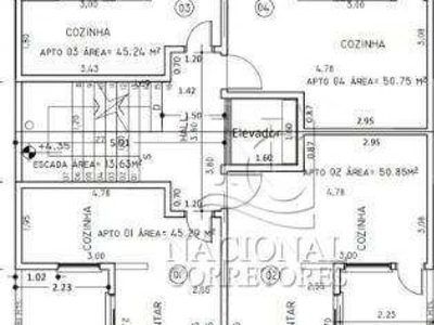 Cobertura à venda, 102 m² por r$ 350.000,00 - parque novo oratório - santo andré/sp