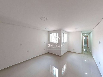 Cobertura com 2 dormitórios para alugar, 132 m² por r$ 3.350,11/mês - vila assunção - santo andré/sp