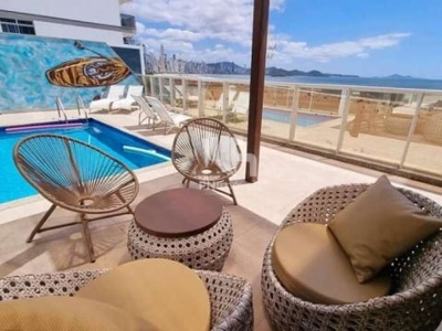 Cobertura com 3 quartos para alugar em frente do mar, balneário camboriú , 300 m2 por r$ 25.000