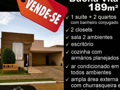 Excelente casa a venda no Condomínio Buona Vita- Araraquara