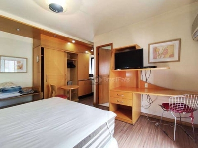 Flat com 1 dormitório para alugar, 30 m² por R$ 1.400/mês - Jardins - São Paulo/SP
