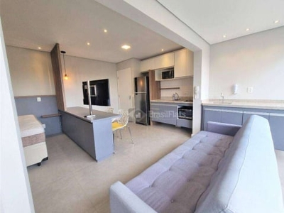 Flat com 1 dormitório para alugar, 35 m² por R$ 2.600/mês - Campo Belo - São Paulo/SP