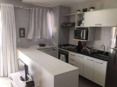 Flat com 1 dormitório para alugar, 36 m² por R$ 2.600,00/mês - Campo Belo - São Paulo/SP