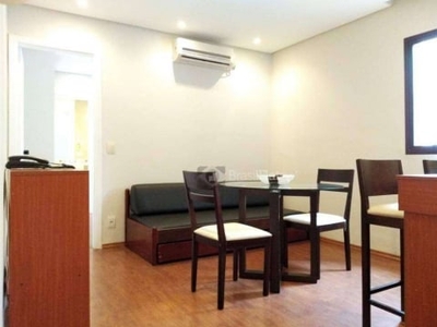 Flat com 1 dormitório para alugar, 40 m² por R$ 1.800/mês - Consolação - São Paulo/SP