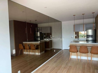 Flat com 1 dormitório para alugar, 40 m² por R$ 3.830,00/mês - Brooklin Paulista - São Paulo/SP