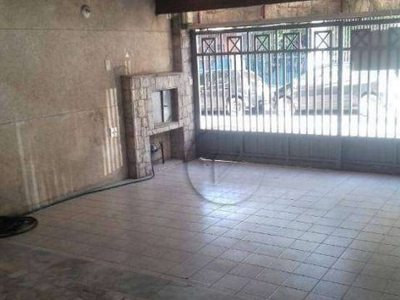 Sobrado com 3 dormitórios para alugar, 82 m² por r$ 4.500,00/mês - jardim - santo andré/sp