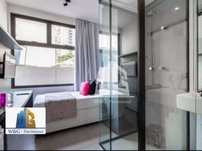 Studio com 1 dormitório, 10 m² - venda por R$ 210.000,00 ou aluguel por R$ 1.900,00 - Parque Santa Cecília - São Paulo/SP