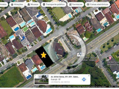 Terreno à venda, 360 m² por R$ 520.000,00 - Pernambuco II - Guarujá/SP
