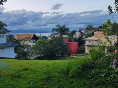 Terreno condominio alto parao à venda, 686 m² por r$ 2.120.000 - cacupé - florianópolis/sc