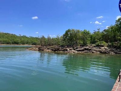 AGIO LOTE CORUMBÁ IV COM VISTA PRO LAGO, VISTA LIVRE PRO LAGO, VAI A PÉ, PIER E DESEMBARCA