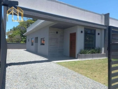 Casa com 2 dormitórios à venda, 69 m² - quinta dos açorianos - barra velha/sc