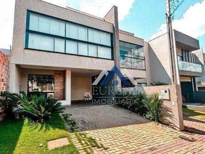 Casa com 3 dormitórios, 128 m² - venda por r$ 800.000,00 ou aluguel por r$ 4.350,00 - morada das flores - rosas - cambé/pr