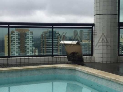 Cobertura Duplex para locação no Condomínio Villagio Panamby, com 733,64m² útil, amplo liv