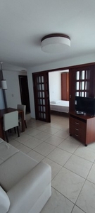 apartamento 2 quartos todo mobiliado, andar alto com 60m²