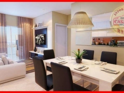 Apartamento com 2 dormitórios à venda, 80 m² por r$ 477.379,54 - vila caiçara - praia grande/sp