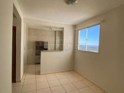 Apartamento com 2 quartos para alugar no residencial parati, são carlos , 44 m2 por r$ 600