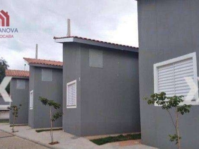 Casa com 2 dormitórios para alugar, 44 m² por r$ 1.320,00/mês - jardim nogueira - sorocaba/sp