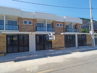 Casa em condomínio fechado com 2 quartos à venda na são geraldo, 6, itaipuaçú, maricá por r$ 350.000