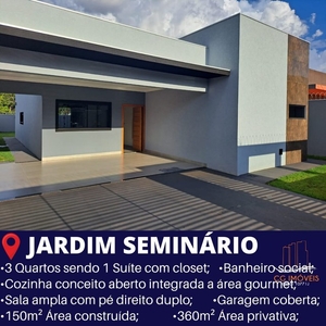Casa para venda com 150m² com 3 quartos sendo 1 suite master em Bairro Seminário - Campo G