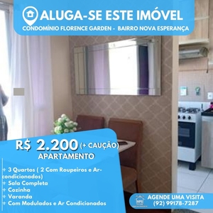 Condominio Florence Garden 3 Quartos - Bairro Nova Esperança , Proximo db ponta negra