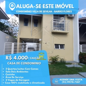 condomínio Villa de Sevilha 3 Quartos - Casa Duplex - Bairro Flores