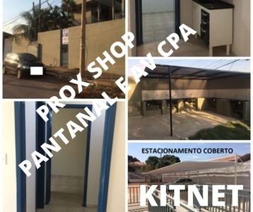 KITnet 2 peças + banheiro de 30m² prox Av CPA shop pantanal
