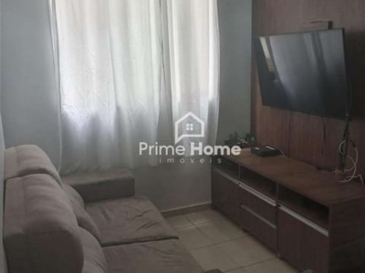 Apartamento com 2 quartos à venda no loteamento parque são martinho, campinas , 49 m2 por r$ 240.000