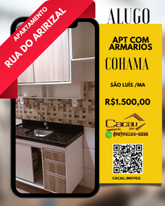 Apartamento em Cohama, São Luís/MA de 54m² 2 quartos para locação R$ 1.500,00/mes