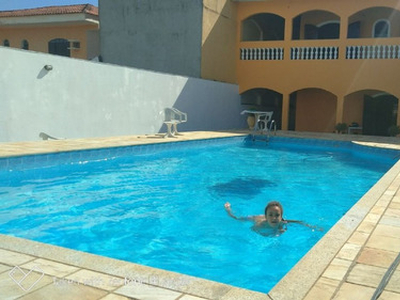 Casa Com Piscina Aquecida, Pé Na Areia, Ar Condicionado, Salão De Jogos, 8 Quartos, Garagem Para Mais De 12 Carros. Casa Espaçosa