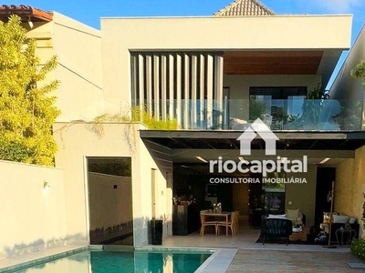 Casa em Barra da Tijuca, Rio de Janeiro/RJ de 400m² 4 quartos à venda por R$ 4.489.000,00