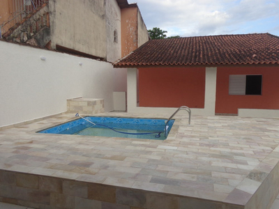 Linda Casa Com Piscina Lote Inteiro 3 Dormitorios Em Itanhaem