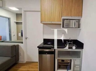 Apartamento com 1 dormitório para alugar, 41 m² por R$ 4.985,34/mês - Jardim das Acácias