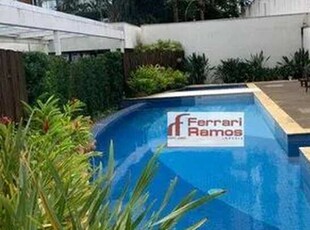 Apartamento com 1 dormitório para alugar, 52 m² por R$ 4.655,00/mês - Jardim Anália Franco