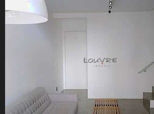 Apartamento Duplex com 1 dormitório para alugar, 65 m² por R$ 8.005,17/mês - Vila Nova Con