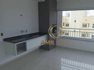 RA Amil aluga apartamento 83 m² com varanda gourmet -Jardim Aquarius- Zona Oeste