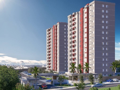 Apartamento em Jardim Bandeirantes, Araraquara/SP de 51m² 2 quartos à venda por R$ 259.000,00