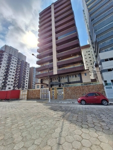 Apartamento em Vila Guilhermina, Praia Grande/SP de 87m² 2 quartos para locação R$ 2.500,00/mes