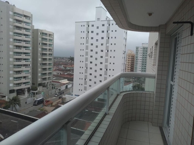 Apartamento em Vila Mirim, Praia Grande/SP de 50m² 1 quartos para locação R$ 2.400,00/mes