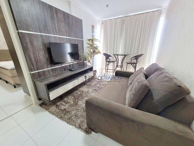 Apartamento com 1 dormitório para alugar, 40 m² por R$ 2.900/mês - Jardim Goiás - Goiânia/