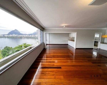 Apartamento com 3 dormitórios para alugar, 168 m² por R$ 10.000,00/mês - Lagoa - Rio de Ja