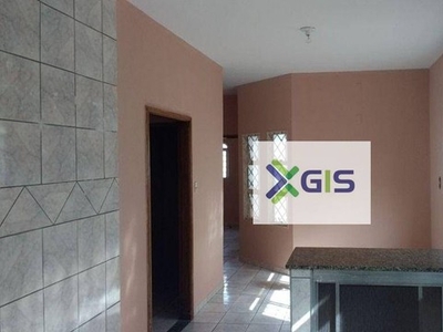 Casa com 2 dormitórios para alugar, 100 m² por R$ 1.050,00/mês - Jardim Gisette - São José
