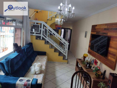 Casa com 3 dormitórios, 158 m² - venda por R$ 750.000,00 ou aluguel por R$ 2.485,90/mês - Conceição - Diadema/SP